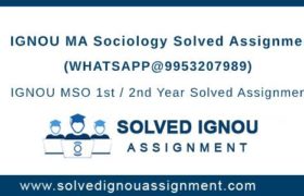 MSO IGNOU Assignment