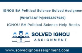 IGNOU BA Political Science