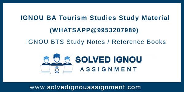 Ignou Bts Study Material Books Free Download Solved Ignou Assignment