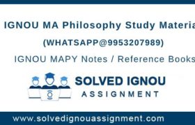 IGNOU MAPY Study Material