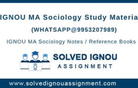 IGNOU MSO Study Material