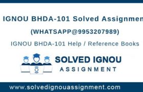 BHDA101 Assignment