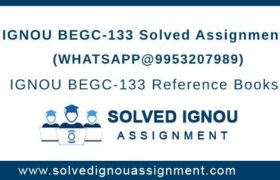 IGNOU BEGC133